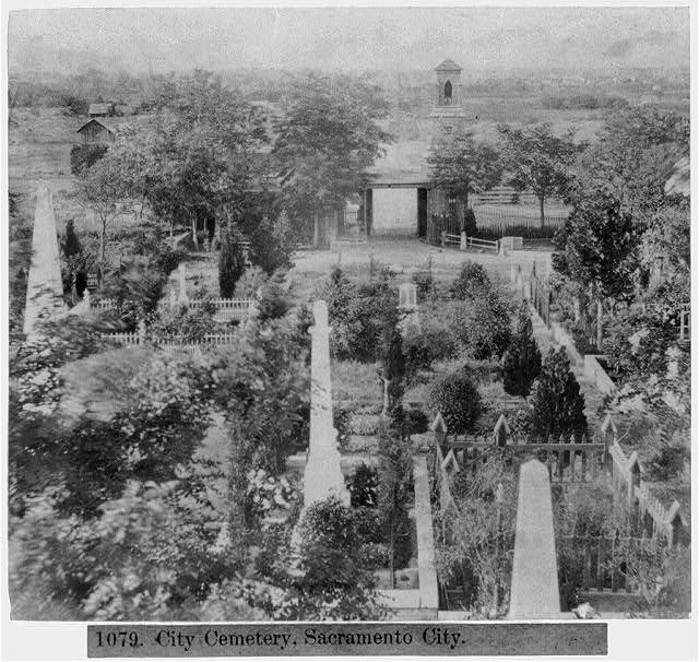 Old Image of Sacramento Cemetery